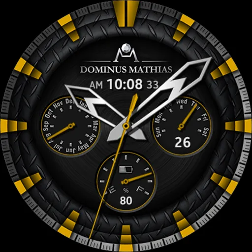 Dm | Bigday Analog Watch Face  Apps No Google Play